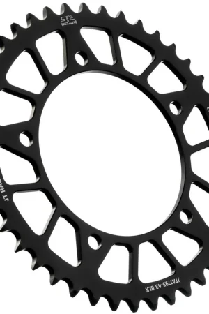 JT SPROCKETS - REAR RACELITE ALU 43T BLACK - Sprockets - 520 Gratis Retour